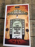 Les Grandes Tables du Monde 2022 Catalogus, Ophalen, Zo goed als nieuw, Catalogus