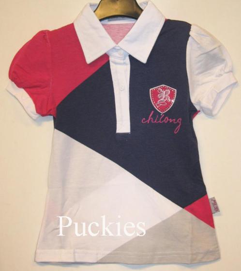 *SALE* Meisjes polo navy/pink/wit maat 86/92 *NieuW*, Kinderen en Baby's, Babykleding | Maat 86, Nieuw, Meisje, Shirtje of Longsleeve