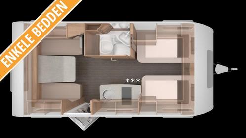 Knaus Sport 460 EU MODEL 2025 Vloerverwarming 042, Caravans en Kamperen, Caravans, Bedrijf, tot en met 4, 1000 - 1250 kg, Standaardzit
