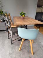 Ikea Ivar stoelen en kuipstoel, Huis en Inrichting, Stoelen, Ophalen, Gebruikt, Wit, Kunststof