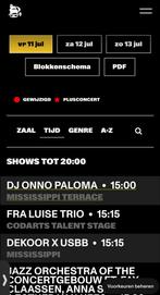 North sea jazz 11 juli, Twee personen