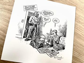 Robert Crumb gesigneerde prent  beschikbaar voor biedingen
