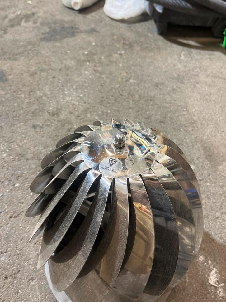 Schoorsteenkap Spinner - Draaikap, Doe-het-zelf en Verbouw, Ventilatie en Afzuiging, Gebruikt, Afzuiger, Ophalen of Verzenden