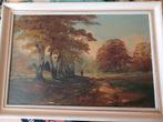 J M Beek Jurrien Marinus Bosgezicht Olieverf Schilderij, Ophalen of Verzenden