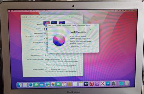 Macbook Air 2015 Monterey 12.7.6, Computers en Software, Apple Macbooks, Gebruikt, MacBook Air, 13 inch, Minder dan 2 Ghz, 128 GB of minder