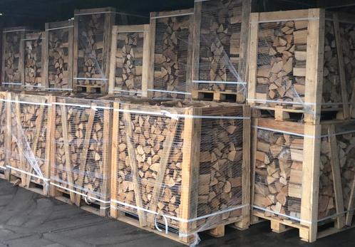 Haardhout Eikenhout Berkenhout Ovengedroogd!, Tuin en Terras, Haardhout, Blokken, Eikenhout, 6 m³ of meer, Ophalen of Verzenden