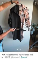 Scamm jurk maat M met riem, Kleding | Dames, Scamm, Zwart, Zo goed als nieuw, Boven de knie