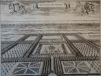 Gravure Huis Vrijburg, W-Souburg, Smallegange 1696, Antiek en Kunst, Kunst | Etsen en Gravures, Verzenden