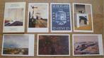 Een spoorweg schilderijenkabinet - 16 briefkaarten NS, Verzamelen, Ophalen of Verzenden, Ongelopen, Voertuig