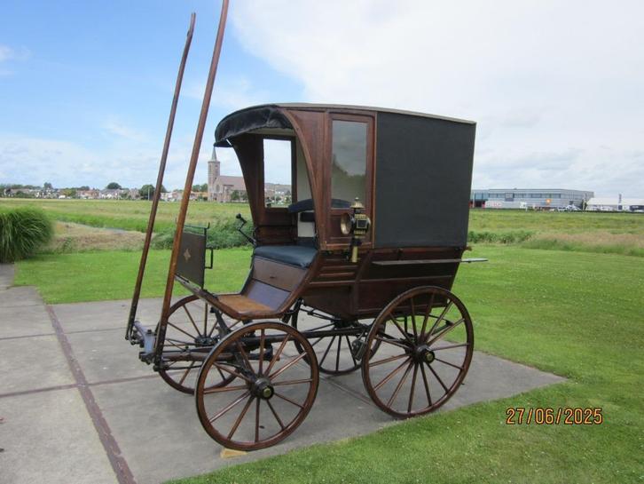 Antieke gerestaureerde Kerkkoets uit1920, Dieren en Toebehoren, Rijtuigen en Koetsen, Zo goed als nieuw, Overige typen, Paard of Pony