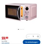 Roze gloednieuwe magnetron te koop, Witgoed en Apparatuur, Magnetrons, Ophalen, Minder dan 45 cm, Nieuw, Magnetron