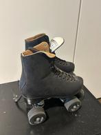Zwarte leren rolschaatsen 36, Ophalen, Dames, Gebruikt, Overige typen
