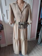 Maxi dress zand kleur Ibiza lange jurk L-xl transfer, Kleding | Dames, Jurken, Beige, Maat 42/44 (L), Transfer, Ophalen of Verzenden