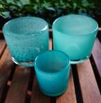 Dutz design glas, Huis en Inrichting, Woonaccessoires | Kandelaars en Kaarsen, Ophalen of Verzenden, Zo goed als nieuw, Overige materialen