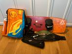 Kitesurf set (11m2, harnas, bar, board) - weinig gebruikt, Watersport en Boten, Kitesurfen, Ophalen, Gebruikt, Kitesurf-set, Twintip