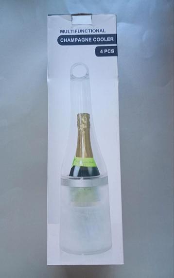 4 delige Champagnekoeler/ wijnkoeler beschikbaar voor biedingen