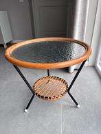 Rohé Noordwolde in zeer goede staat vintage salontafeltje, Huis en Inrichting, Tafels | Bijzettafels, Ophalen, Minder dan 55 cm