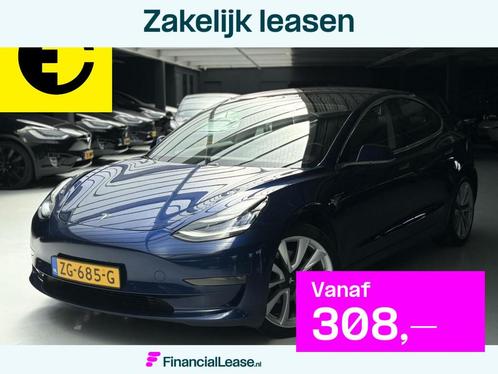 Tesla Model 3 Long Range AWD 75 kWh | Stoelverwarming | Pano, Auto's, Tesla, Bedrijf, Lease, Financial lease, Model 3, ABS, Airbags