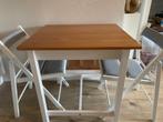 IKEA Norden klaptafel en Frosvi klapstoel als set te koop, Ophalen, Gebruikt, 100 tot 150 cm, Tot twee personen