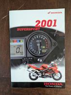 Honda folder Supersport 2001, Ophalen of Verzenden, Gelezen, Honda, Merk of Model
