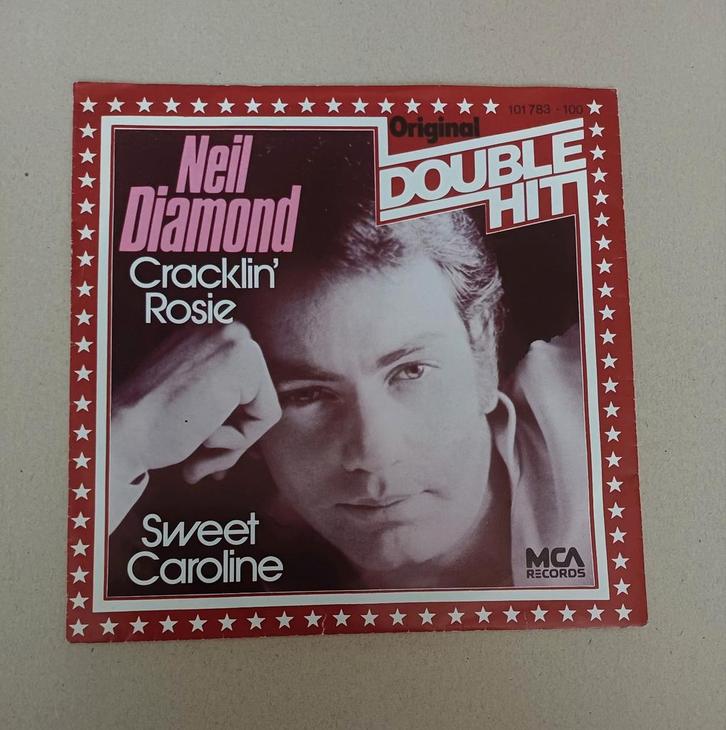 Neil Diamond - Cracklin' Rosie/Sweet Caroline, Cd's en Dvd's, Vinyl Singles, Gebruikt, Single, Pop, 7 inch, Ophalen of Verzenden