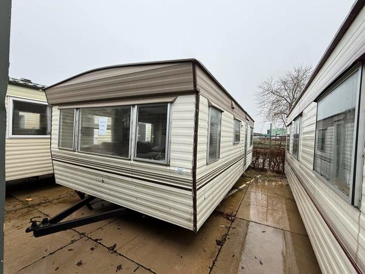 Nordstar luxe 350 x 8.00 / 2slk/douche/ wc + Gratis gebracht, Caravans en Kamperen, Stacaravans, tot en met 4, Ophalen of Verzenden