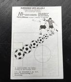 Programma Rijnsburgse boys-Willem II.K.N.V.B.Beker okt.’83., Verzamelen, Sportartikelen en Voetbal, Ophalen of Verzenden