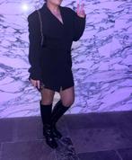 Pull&Bear blazerjurk zwart – open rug – maat S – zgan, Kleding | Dames, Jurken, Verzenden, Zo goed als nieuw, Zwart, Boven de knie