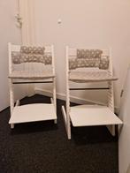 2x Stokke Tripp Trapp kinderstoel wit, Ophalen, Zo goed als nieuw, Meegroeistoel