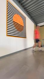 Schilderij - Bauhaus-stijl - zeer groot 2 x 2 meter, Antiek en Kunst, Ophalen