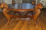 Antiek/Brocante salontafel met Leeuwenkoppen, Antiek en Kunst, Antiek | Meubels | Tafels, Ophalen