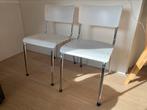 Tubax schoolstoelen wit, Huis en Inrichting, Ophalen, Zo goed als nieuw, Wit, Twee