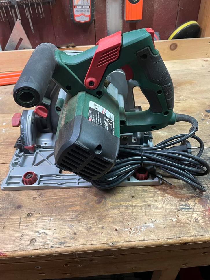 Invalzaag Parkside met geleiderail, Doe-het-zelf en Verbouw, Gereedschap | Zaagmachines, Gebruikt, Invalzaag, 600 tot 1200 watt