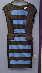 Mart Visser koker jurk zwart / lavendel gestreept S nr 48459, Kleding | Dames, Jurken, ., Mart Visser, Ophalen of Verzenden, Zo goed als nieuw