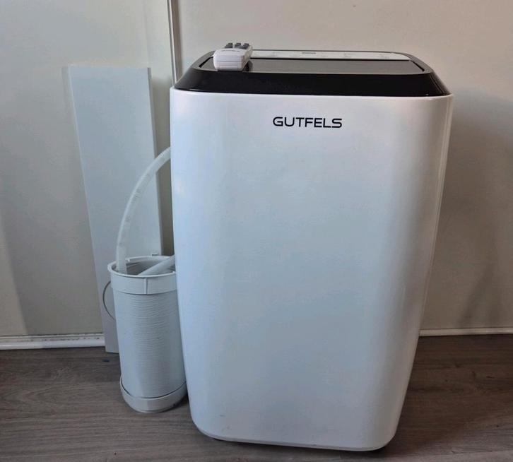 Mobiele airco Gutfels label A, Witgoed en Apparatuur, Airco's, Zo goed als nieuw, Mobiele airco, Minder dan 60 m³, 3 snelheden of meer