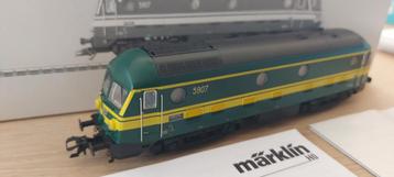 Märklin SNCB br 5907 dieselloc mfx/s artnr 37271 in ovp beschikbaar voor biedingen