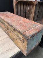 Antieke kist / wapenkist/ gereedschapskist, Ophalen, Minder dan 50 cm, 50 tot 100 cm, Xx