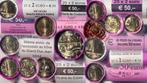 Muntrollen speciale 2 euromunten - div landen en jaren!!, Ophalen of Verzenden, 2 euro
