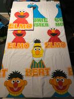 Kinderdekbed Sesamstraat met Elmo, koekiemonster, Bert Ernie, Dekbedovertrek, Gebruikt, Ophalen of Verzenden, Jongetje of Meisje