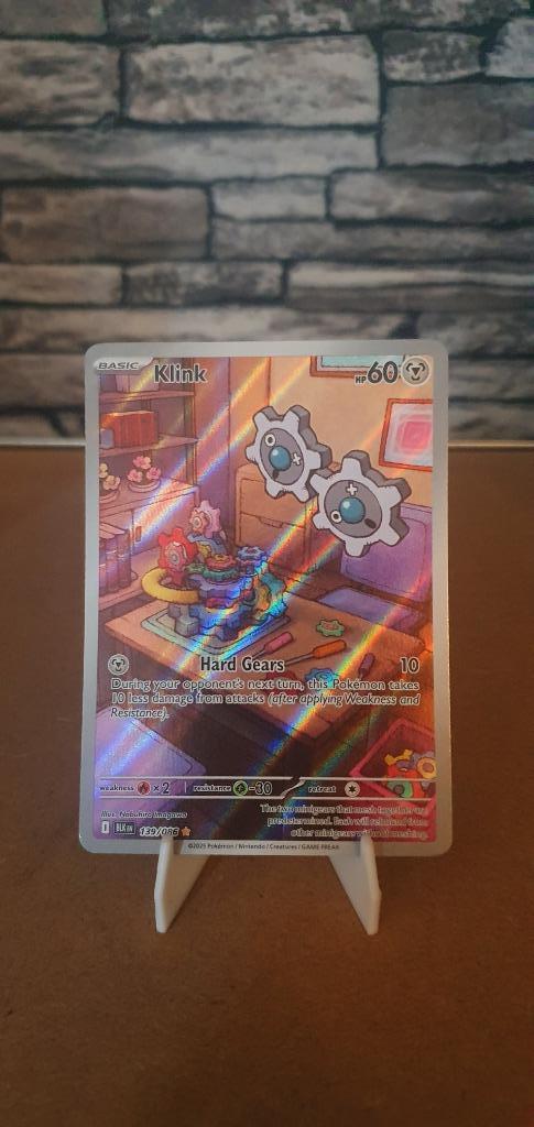 Pokémon Black Bolt Klink Illustration Rare #139/#086, Hobby en Vrije tijd, Verzamelkaartspellen | Pokémon, Nieuw, Losse kaart