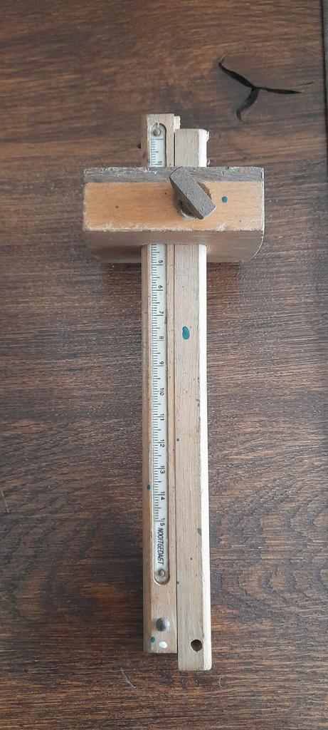 Oude Dubbele Kruishout Nooitgedagt, Doe-het-zelf en Verbouw, Gereedschap | Handgereedschap, Gebruikt, Ophalen of Verzenden