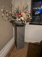 2 Zuilen met Bloembakken - 100x33x33 cm, Tuin en Terras, Tuinbeelden, Ophalen, Zo goed als nieuw, Beton, Overige typen