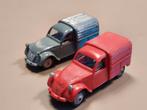 Citroën  2cv  Commerciale 2  stuks  opgeknapt 1:43 Norev, Hobby en Vrije tijd, Modelauto's | 1:43, Ophalen of Verzenden, Auto