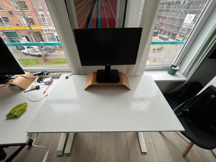 Ikea Zit-Sta Bureau Trotten, Huis en Inrichting, Bureaus, Zo goed als nieuw, Stabureau, In hoogte verstelbaar, Ophalen