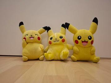 Pikachu Knuffels - Set van 3! beschikbaar voor biedingen