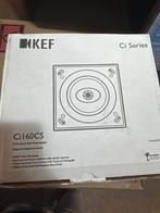 KEF Ci160CS Nieuw in Doos, Audio, Tv en Foto, Luidsprekers, Ophalen of Verzenden, Nieuw, 60 tot 120 watt, Front, Rear of Stereo speakers