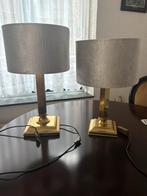 Messing stalamp, Huis en Inrichting, Ophalen of Verzenden, Zo goed als nieuw, Minder dan 50 cm