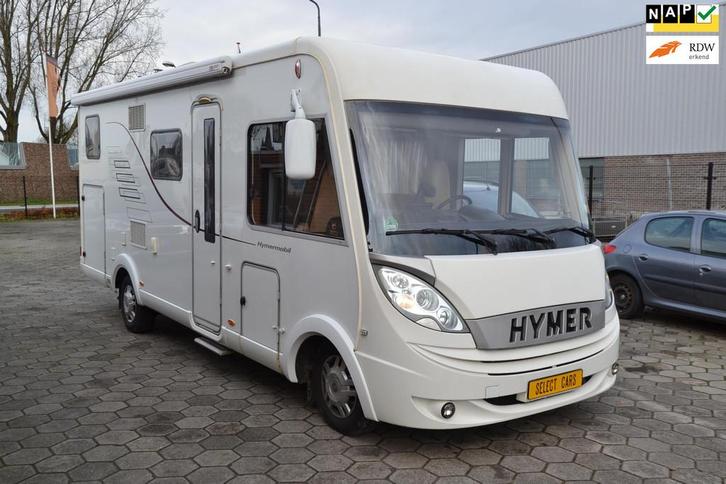Hymer B 578 - Airco - Lengte bedden - Hefbed - Navigatie+Cam, Caravans en Kamperen, Campers, Particulier, tot en met 4, Integraal