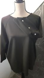 Elegante groene blouse /tuniek met zilveren knopen, Ophalen, Bonprix, Maat 42/44 (L), Nieuw