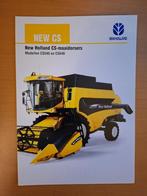 Folder / poster New Holland CS maaidorsers Nederlandstalig, Ophalen of Verzenden, Gelezen, Tractor en Landbouw